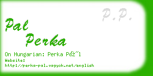 pal perka business card